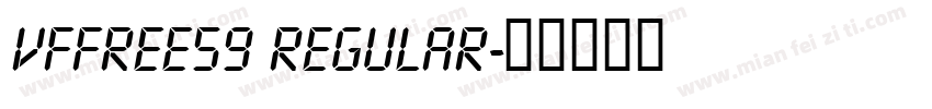 VfFree59 Regular字体转换